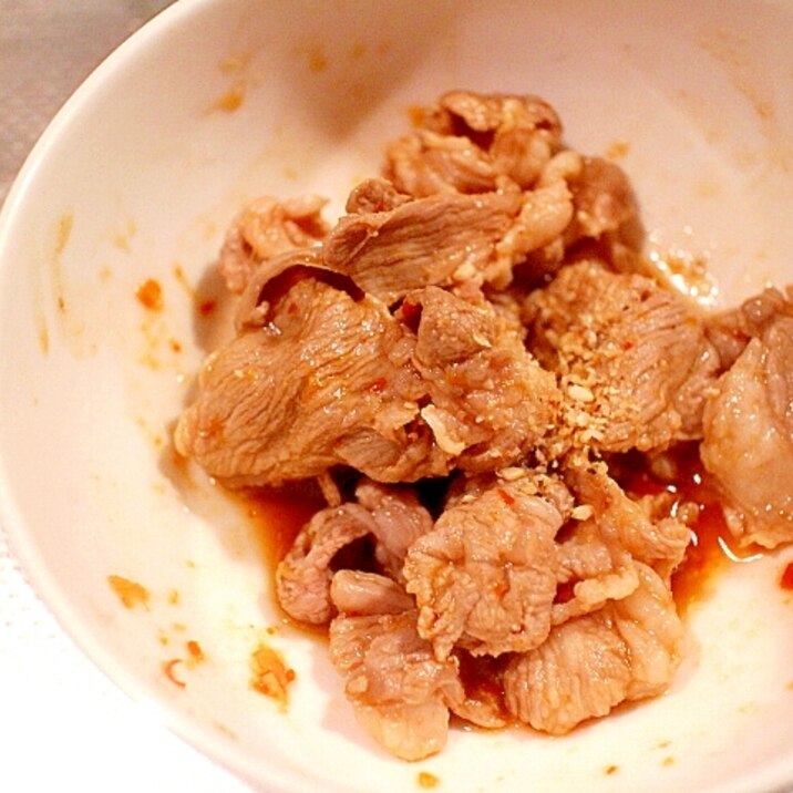 簡単おつまみ 薄切りラム肉のショウガ酢醤油和え レシピ 作り方 By Seika A 楽天レシピ